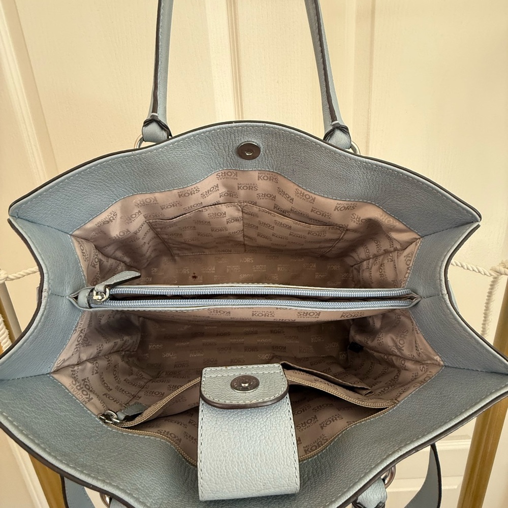 Michael Kors Sky Blue Satchel - Picture 12 of 16